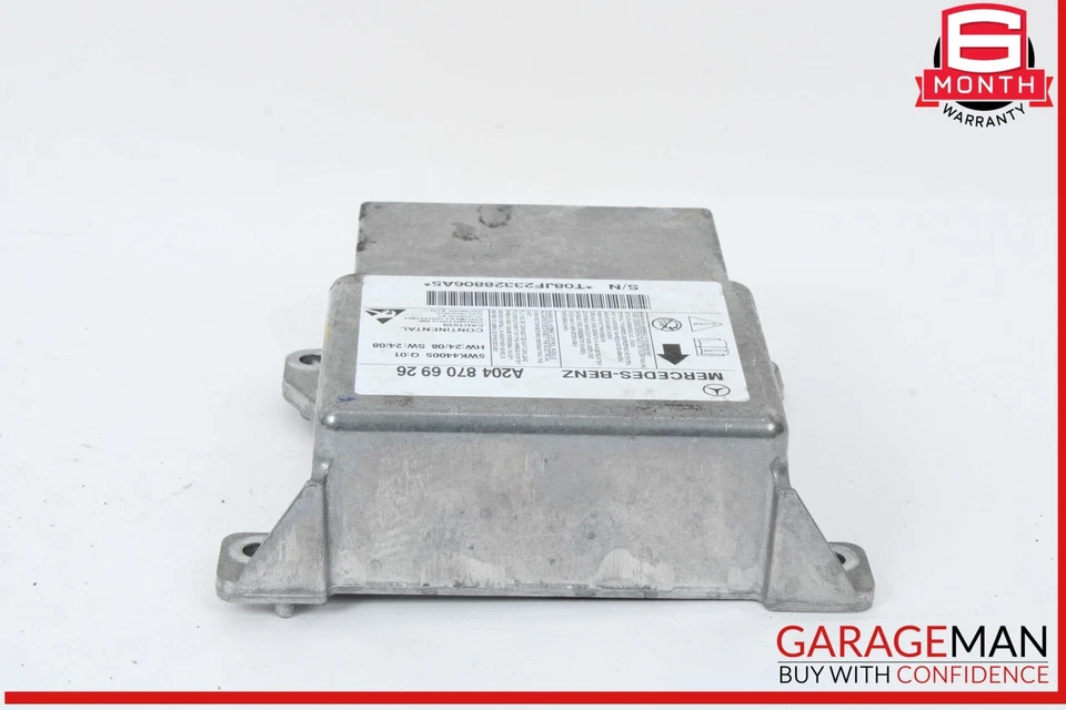 08-14 Unidad de módulo de control de seguridad bolsa de aire airbag Mercedes W204 C300 C250 SRS fabricante de equipos originales Foto 4 de 4
