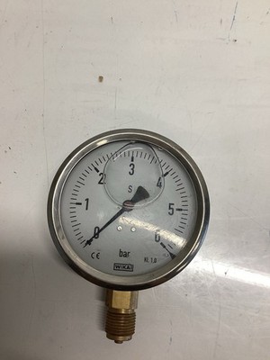 WIKA BAR PRESSURE GAUGE S 0-6 Kl.1,0 M-146