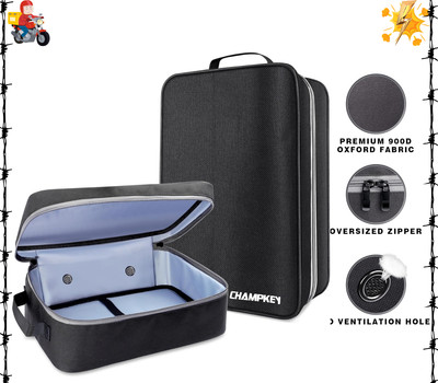 Premium Soft Padded Golf Shoe Bag | 300D Polyester Oxford Fabric with 210D Li...