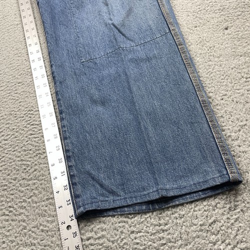 Vintage Sean John Jeans Mens 42x34 Blue Carpenter Double Knee Baggy Grunge Y2K - Picture 11 of 13