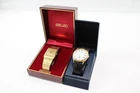 Vintage Seiko Watches Quartz Working With Box x 2