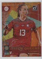 2023 Donruss FIFA Women's World Cup Pitch Queens Orange 47/49 Lia Walti #22 2oz