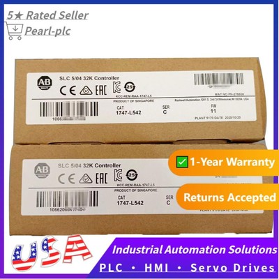 Allen Bradley 1747-L542 SER C SLC 500 5/04 CPU PROCESSOR UNIT AB 1747L542