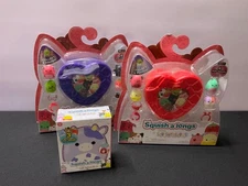 NEW Gift Bundle of 3 Squish-a-longs Squishmallow Mini Sets Series 2 & Series 1