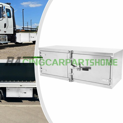 #ad #ad 48quot;X18quot;X18quot; Aluminum Truck Pickup Storage Tool Box Barn Door Cam Lock Heavy Duty $528.97
