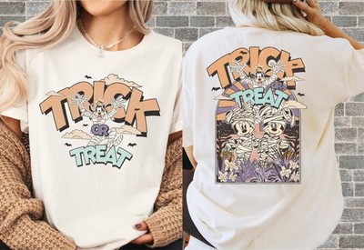 Trick or Treat Disney Unisex Hoodie Tshirt Herren Damen Unisex N590-2