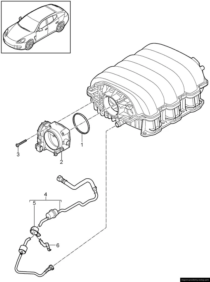 Solenoide de purga de bote de vapor para Porsche Panamera 2010-2016 94611002004 Foto 2 de 2