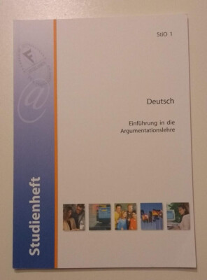 StiO 1 Studienheft Deutsch Einführung in die Argumentationslehre