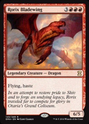 MTG - Rorix Bladewing - Eternal Masters - NM, English Magic FLAT RATE SHIP