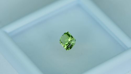 1.20ct ,Natural Green Peridot ,Custom Cut ,Pakistan ,Video link In Description - Video 1 of 1