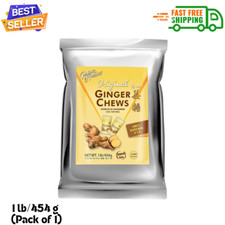 Prince of Peace Original Ginger Chews, Candied Ginger, Candy Pack, 1 lb Pack 1