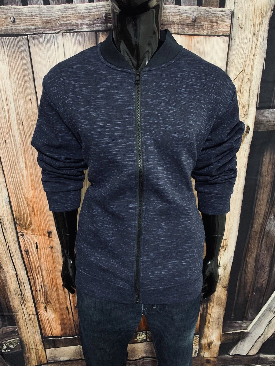 Tommy John Dark Heather Blue u0026 Black Print Full Zip Zen Jacket Size XXL  NWOT | eBay