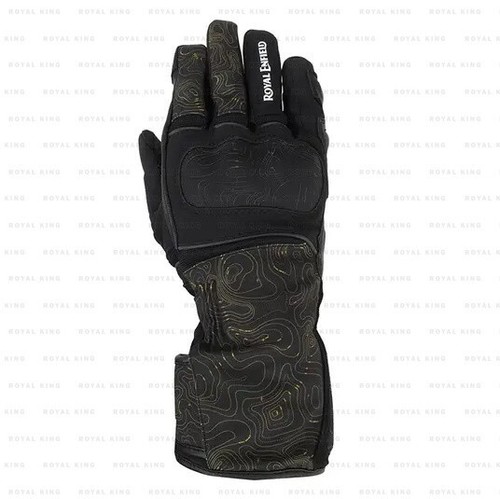 ROYAL ENFIELD "NAVIGATOR WATERPROOF GLOVES" - BLACK, M, L, XL, 2XL - Picture 4 of 11