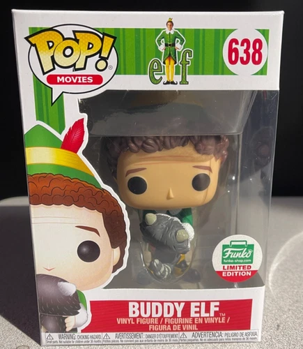 Funko Pop! Movies Buddy Elf w/ Raccoon #638 Limited edition pop vinyl!