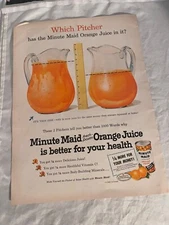 October 1955 Western Family Magazine Minute Maid Orange Juice & Soft Zee Ad