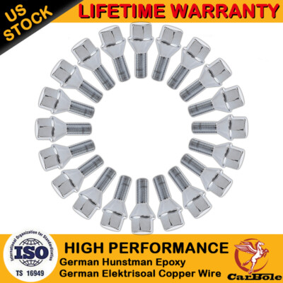 20PCS 12X1.25 Wheel Studs Lug Bolts For 2014-2021 Jeep Renegade Cherokee Compass