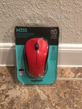 Brand New In Box Logitech - M310 Wireless Optical Mouse - Red Sealed