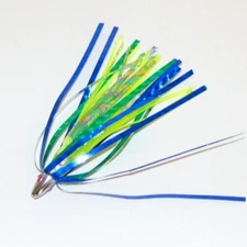 2 Piece 1/4oz Head 5" Mylar Trolling Lure Tuna Wahoo Mahi Kingfish Sailfish 104