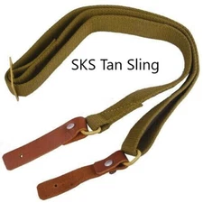 Tan Tactical Two Point Sling With Strip Fit With SKS