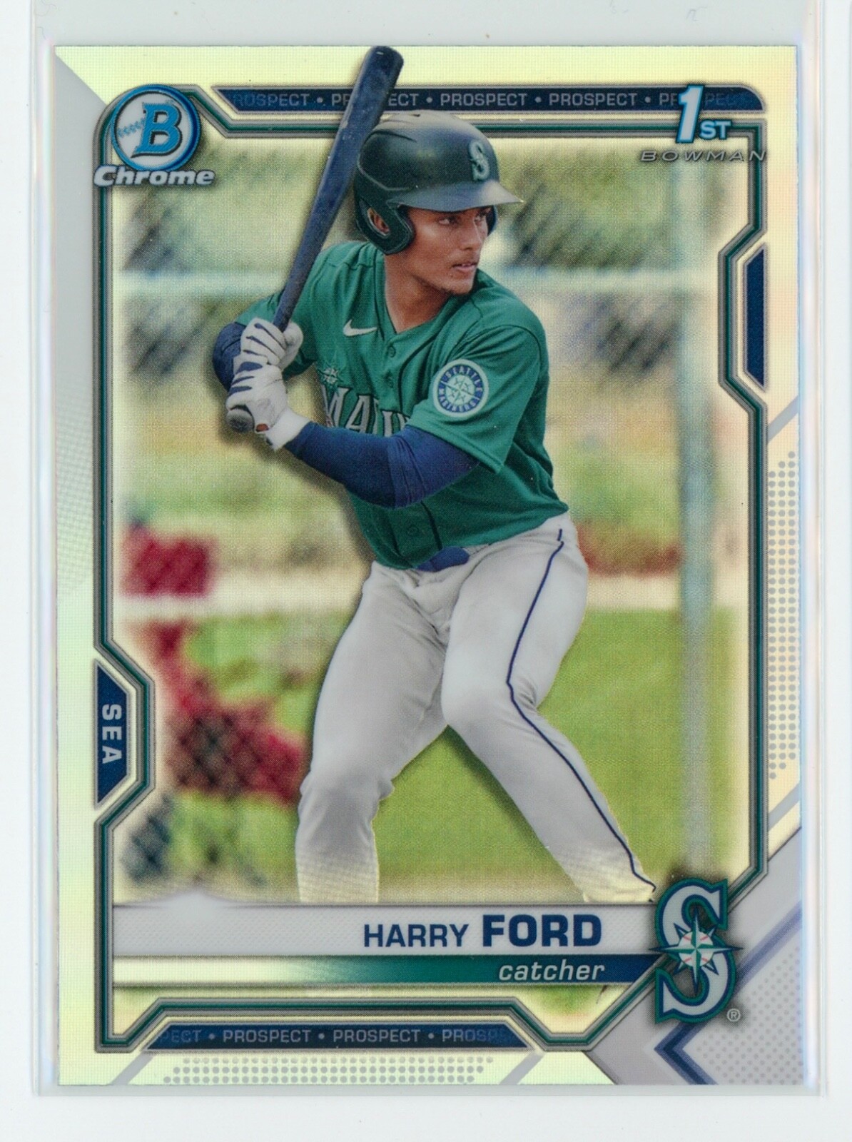 2021 Bowman Draft Chrome Harry Ford Refractor - BDC-1 (E)