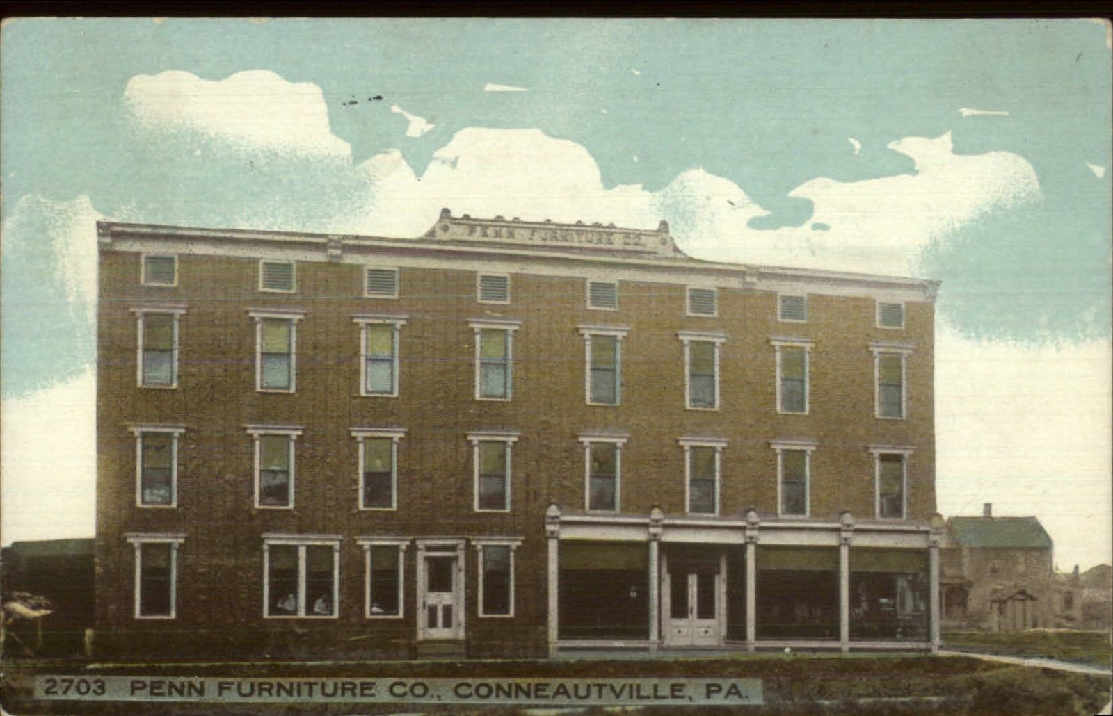 Conneautville PA Penn Furniture Co c1910 Postcard eBay