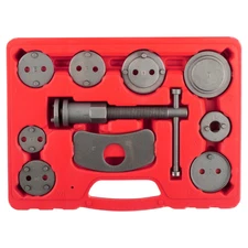 OEMTOOLS 27111 Disc Brake Tool Set, Front and Rear Brake Piston Tool, 11 Adap...