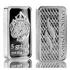 5 GRAM .999 FINE SILVER SCOTTSDALE MINT BULLION BAR SEALED BU