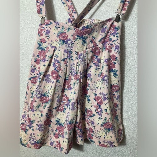 Vintage SWAT 100% cotton floral romper size 14.5 - Picture 2 of 9