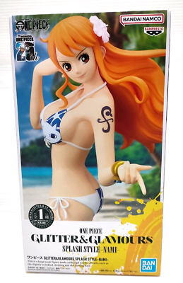 One Piece GLITTER & GLAMOURS SPLASH STYLE NAMI Figure BANPRESTO