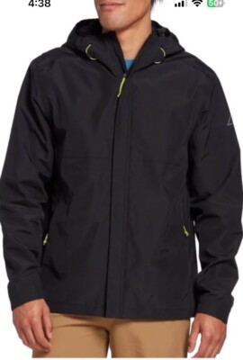 Alpine Design Men s All Day Rain Jacket Black size large