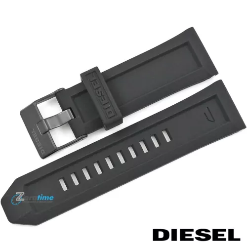DIESEL DZ4378 Black Silicone Watch Strap 26mm Palestine Ubuy