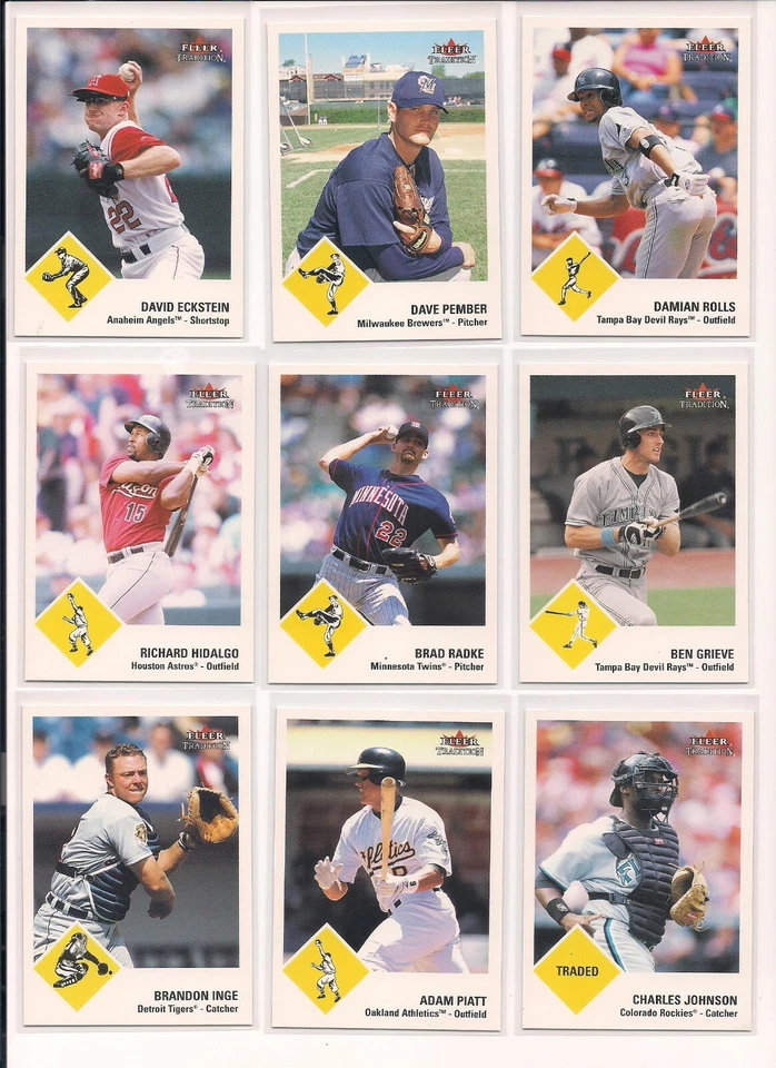 2003 Fleer Tradition Baseball Trading Cards Pick / Choose / #s 282 - 485 / mb1 - Image 4 of 4