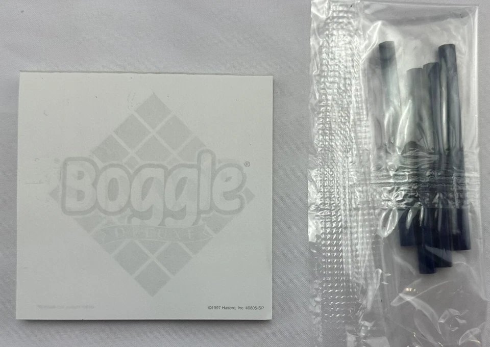 1997 Boggle Deluxe Game by Parker Brothers Complete Great Cond FREE SHIPPING - Image 3 of 4