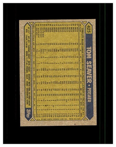 TOM SEAVER YOU PICK SEE SCANS OF EVERY CARD ALL TOM SEAVER CARDS ODD BALL METS - Bild 163 von 183