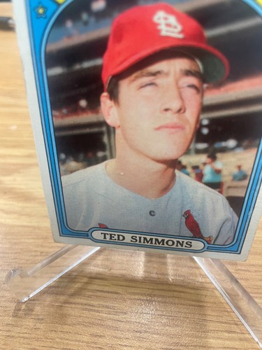 1972 Topps - #154 Ted Simmons - Picture 2 of 3
