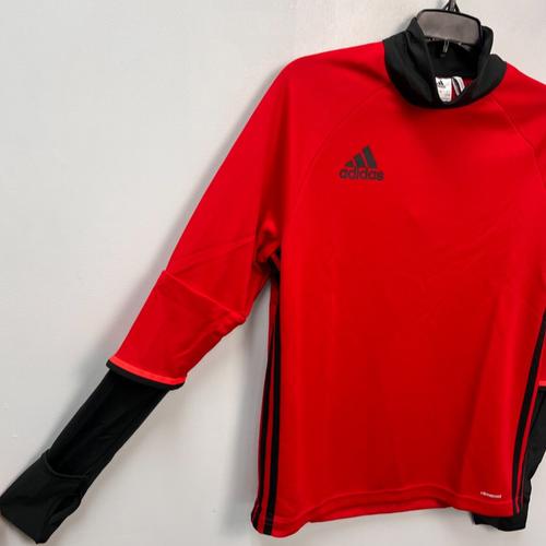 Adidas Condivo 16 Red &Black Training Soccer Jersey Youth Size Large - Picture 2 of 14