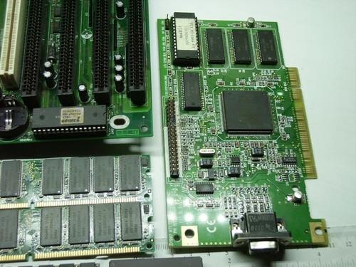 Intel Pentium SL25J CPU EP40202R202 REV 2.02 motherboard RAM exm340 VINTAGE - Picture 8 of 12