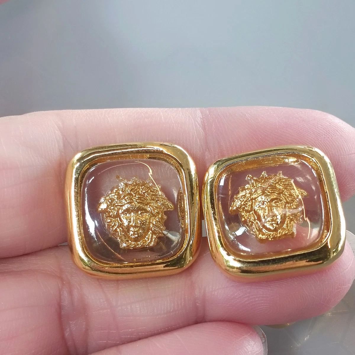 GIANNI VERSACE ゴールドカフリンクス Versace Gold Cufflinks for Men for sale | eBay