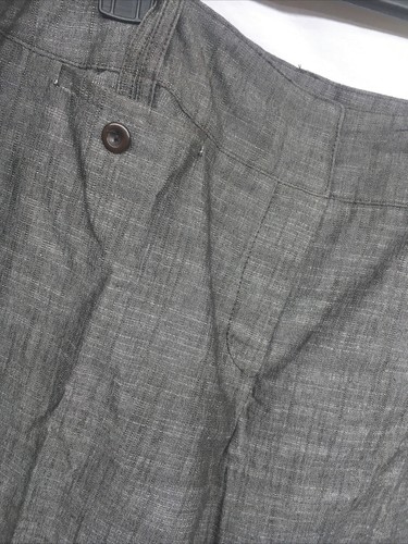 Women’s Brown Mid Rise Pockets Stretch Casual Flat Front Pants Size 12 NWT - Picture 3 of 6