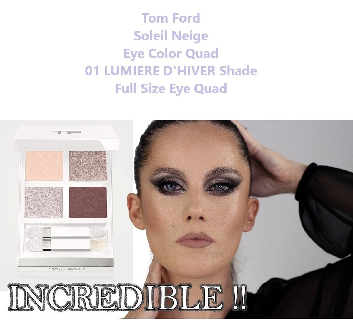 TOM FORD SOLEIL アイカラー 01 Tom Ford Soleil Neige 01 LUMIERE D'HIVER Eye Color Quad 0.24