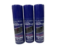 3 Pack (1.8 oz each) Clairol Root Touch-Up BLACK Color + Volume 2 in 1 Spray