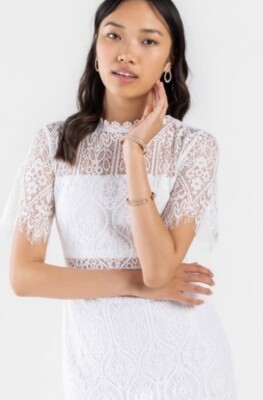 Francesca's Dress Women's SMALL White "Rhea" Lace Bodycon Midi Cocktail Party | eBay Francesca's Dress Women's SMALL White "Rhea" Lace Bodycon Midi Cocktail Party | eBay