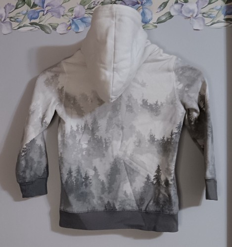 OshKosh B'gosh 7 Ombre Cotton Outdoor Comfy Grey Sweatshirt - Picture 3 of 5
