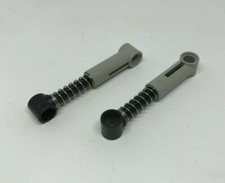 LEGO Technic : 2x Amortisseur 6.5 L - Réf 731c06 gris clair - Set 8865 8858 8857