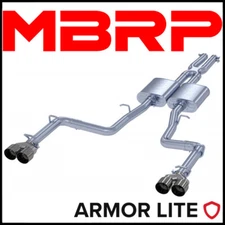 MBRP Armor Lite 2.5" Cat-Back Exhaust System fit 2015-2024 Dodge Challenger 3.6L