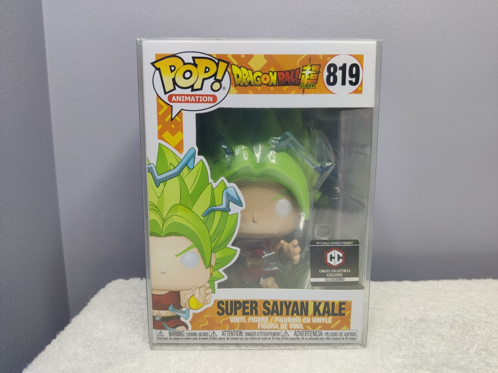 Funko Pop Dragon Ball Super Saiyan Kale Chalice Collectibles Exclusive #819