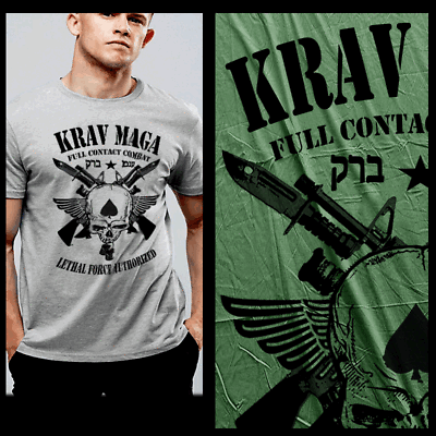 Krav Maga T-Shirt - Be A Weapon - Defence Combat Tee Krav Maga T-Shirt - Be A Weapon - Defence Combat Tee