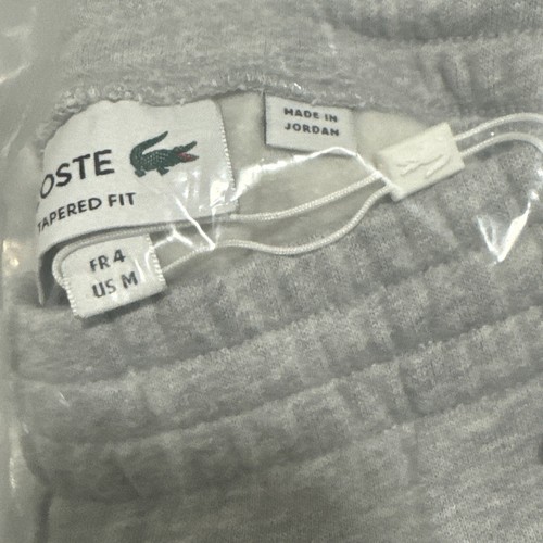 Lacoste Jogger Pants Men’s Medium Sweatpants Gray, Argent Chime Waist 33”-35” - Picture 6 of 6