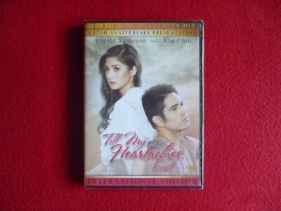 TILL MY HEARTACHES END DVD TAGALOG/ENGLISH SUBTITLES REGION FREE SEALED NEW.
