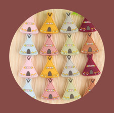 Teepee Tent Indian Tent Tipi Silicone Bead  BPA Free  AU  1 piece 1 